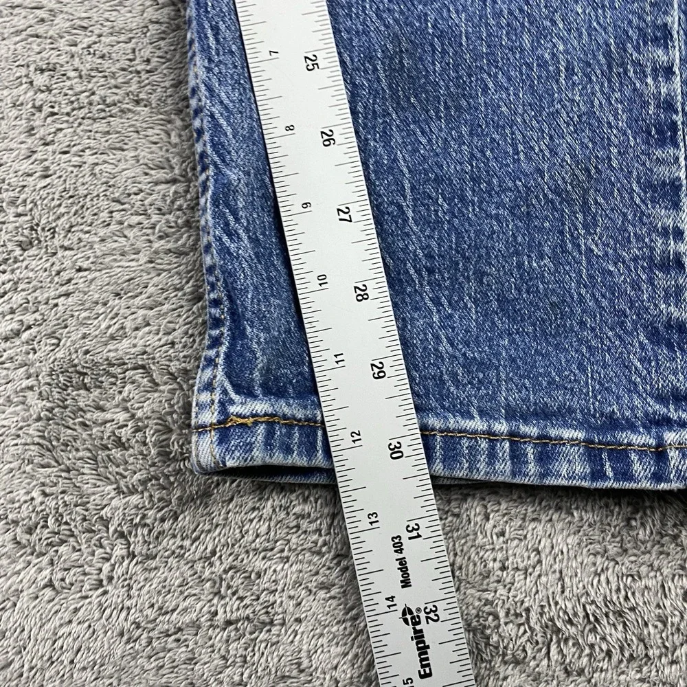 Levis 505 Straight Leg Jeans Mens 34x30 Blue Medium Wash Mid Rise‎